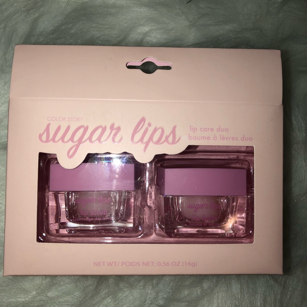 Color Story sugar lips care duo! lip scrub & balm